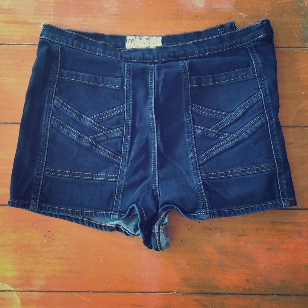 Free People jean shorts